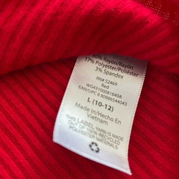 Wonder Nation Girls Ribbed Mock Neck Top - Picture 7 of 7